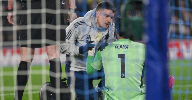 David Raya absolvoval ošetrenie počas výhry Arsenalu nad Brightonom