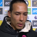 Virgil van Dijk pozápasový rozhovor