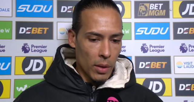 Virgil van Dijk pozápasový rozhovor