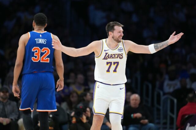 NBA: New York Knicks v Los Angeles Lakers