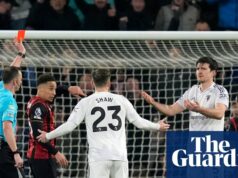 Maguire červená karta stojí Manchester United, pretože Kroupi zachraňuje Bournemouth remízu | Premier League Maguire červená karta stojí Manchester United, pretože Kroupi zachraňuje Bournemouth remízu | Premier League