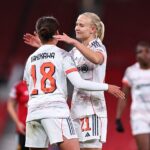 Ortéza Pernille Harderovej – a tretia od Momoko Tanikawu v 84. minúte – dala United veľkú úlohu, aby ju budúci týždeň odniesli do Allianz Areny.