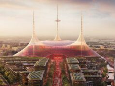 Man Utd dostáva „pozitívne správy“ ako oznámenie o novom štadióne za 2 miliardy libier Celkový pohľad na navrhovaný nový štadión Man Utd