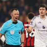 Harry Maguire z Manchestru United reaguje