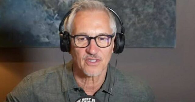 Gary Lineker hovorí na podcaste