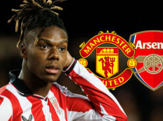 Man Utd „zaháji ofenzívu“ pre cieľ Arsenalu, pretože INEOS sa pripravuje zaplatiť klauzulu o uvoľnení vo výške 87 miliónov libier Man Utd „zaháji ofenzívu“ pre cieľ Arsenalu, pretože INEOS sa pripravuje zaplatiť klauzulu o uvoľnení vo výške 87 miliónov libier