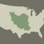 Mapa ukazuje, aký veľký je Irán v porovnaní s 50 štátmi USA | Správy máp