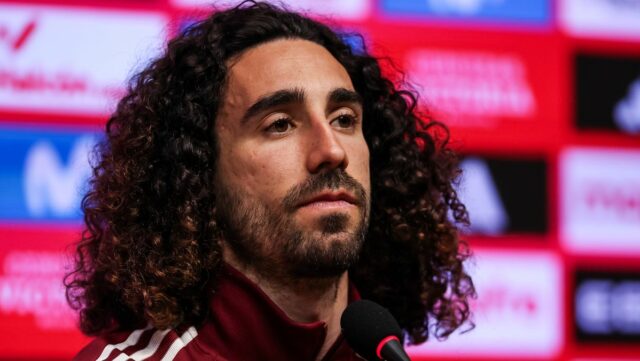 Marc Cucurella spustil mimoriadny chválospev v hierarchii Chelsea – „Zaplatili Marc Cucurella zo Španielska sa zúčastňuje tlačovej konferencie