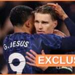 Martin Odegaard a Gabriel Martinelli