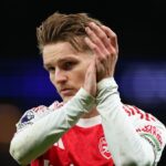 Martin Odegaard v drese Arsenalu