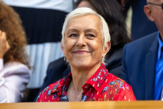 Martina Navrátilová má otázku pre Daniila Medvedeva po ohromujúcom víťazstve Autor fotografie Matthew Stockman/Getty Images