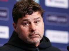 Mauricio Pochettino začne kopať hrob Igora Tudora a šéf Tottenhamu čelí hrozbe prepustenia Hlavný tréner Spojených štátov Mauricio Pochettino hovorí pre médiá počas tlačovej konferencie pred zápasom o tretie miesto proti Kanade v rámci Ligy národov CONCACAF na štadióne SoFi 22. marca 2025 v Inglewoode v Kalifornii.