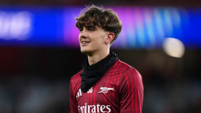 Max Dowman pred zápasom Arsenalu