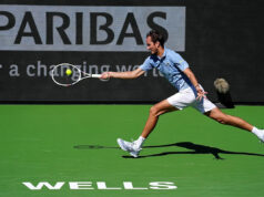 Medvedev opäť zabodoval na BNP Paribas Open Daniil Medvedev porazil Alexa Michelsena 6:2, 6:4 v zápase štvrtého kola BNP Paribas Open na štadióne 2 v Indian Wells Tennis Garden v Indian Wells v Kalifornii v stredu 11. marca 2026.