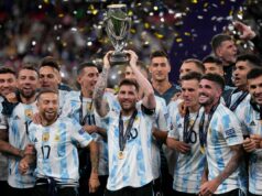 Messiho „Finalissima“ a preteky F1: Športové udalosti, ktoré by mohla ovplyvniť vojna medzi Iránom a USA Messi priviedol Argentínu k sláve „Finalissima“ v roku 2022 (Getty Images)