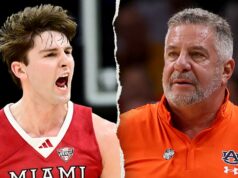 Miami (OH) AD David Sayler hovorí, že Bruce Pearl potrebuje logo „Disclaimer“, keď je v televízii Miami (OH) AD David Sayler hovorí, že Bruce Pearl potrebuje logo „Disclaimer“, keď je v televízii