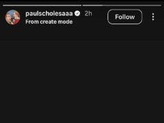 Michael Carrick potláča výpadok Paula Scholesa po tom, čo legenda Man United nazvala výkony pod vedením dočasného šéfa „c**p“ Paul Scholes povedal, že United boli posledné štyri zápasy