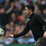 Tréner Arsenalu Mikel Arteta