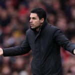 Tréner Arsenalu Mikel Arteta