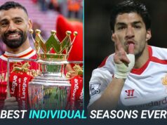 Mo Salah a Luis Suarez v desiatke najlepších individuálnych sezón v histórii Premier League Mo Salah a Luis Suarez v desiatke najlepších individuálnych sezón v histórii Premier League