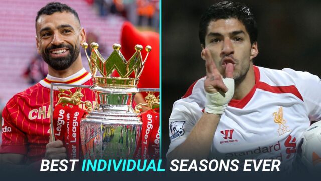 Mo Salah a Luis Suarez v desiatke najlepších individuálnych sezón v histórii Premier League
