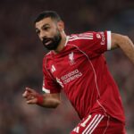 LIVERPOOL, ANGLICKO - 18. marca: Mohamed Salah z Liverpoolu počas zápasu osemfinále 26. kola Ligy majstrov UEFA 2025/20 medzi Liverpool FC a Galatasaray SK na Anfielde 18. marca 2026 v Liverpoole v Anglicku. (Foto: Michael Regan/Getty Images)