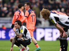 Moment šialenstva v Newcastle daruje Barcelone výsledok, ktorý si nezaslúžila NEWCASTLE UPON TYNE, ANGLICKO – 10. marca: Lamine Yamal z FC Barcelona oslavuje strelenie prvého gólu svojho tímu počas zápasu osemfinále UEFA Champions League 2025/26 medzi Newcastle United FC a FC Barcelona v St James' Park 10. marca 2026 v anglickom Newcastle upon Tyne. (Foto: George Wood/Getty Images)