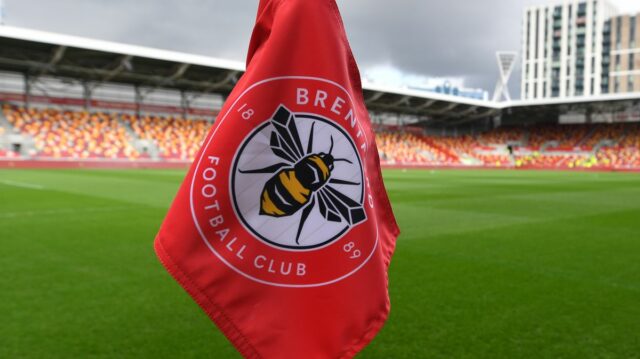 Rohová zástava FC Brentford