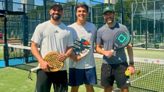 Ruben Amorim a Hugo Viana spolu v Portugalsku hrali padel