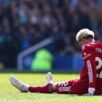 Hugo Ekitike počas súboja Liverpoolu s Brightonom & Hove Albion