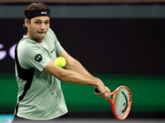 Napriek nepríjemným zraneniam, Taylor Fritz túži po tom, aby sa v Indian Wells prebojoval Taylor Fritz reaguje na bod v zápase počas jeho sobotňajšieho víťazstva nad Jacobom Fearnleym na BNP Paribas Open.
