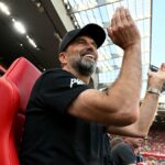 Manažér Liverpoolu Jurgen Klopp počas zápasu Premier League medzi Liverpool FC a Wolverhampton Wanderers na Anfielde 19. mája 2024 v Liverpoole v Anglicku.