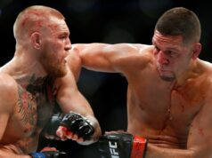 Návrat Natea Diaza k MMA potvrdený – čo to však znamená pre trilógiu Conora McGregora? Conor McGregor (vľavo) a Nate Diaz počas ich druhého stretnutia (Getty Images)