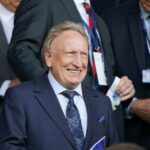 Neil Warnock pred zápasom William Hill Premiership na Ibrox Stadium.