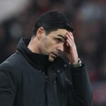 Arsenal Mikela Artetu mal ďaleko od svojich najlepších v poslednom zápase Ligy majstrov 16 proti Bayeru Leverkusen.