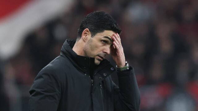 Arsenal Mikela Artetu mal ďaleko od svojich najlepších v poslednom zápase Ligy majstrov 16 proti Bayeru Leverkusen.