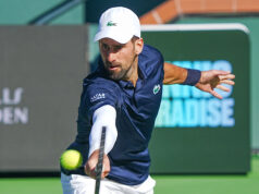 Novak Djokovič dosiahol silné víťazstvo a postúpil do štvrtého kola v Indian Wells Novak Djokovič strieľal proti Kamilovi Majchrzakovi na turnaji BNP Paribas Open v Indian Wells v Kalifornii 7. marca 2026.