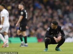 Obavy zo zostupu v Tottenhame rastú, keď nešťastný postranný hráč Igora Tudora klesol na štvrtú porážku vo Fulhame v rade – a prečo začínajú vyzerať ako potápajúca sa loď, píše MATT BARLOW Smutný priebeh Tottenhamu pokračoval nedeľnou porážkou 2:1 od Fulhamu v Craven Cottage.