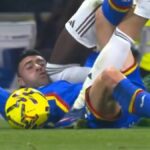 Obranca Getafe sa vzteká na nepotrestanú výzvu Antonia Rudigera