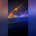 Obrovský požiar v prístave v Bahrajne, ktorý je domovom piatej flotily amerického námorníctva | Konflikt