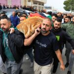 Palestínčania pochovali štyri ženy zabité pri iránskom raketovom útoku | Americko-izraelská vojna proti Iránu