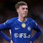 Cole Palmer počas zápasu Chelsea proti Arsenalu