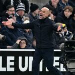 Šéf Man City Pep Guardiola dostal pri výhre nad Newcastlom šiestu žltú kartu v sezóne.