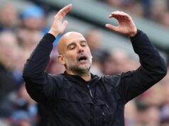 Pep Guardiola sa rozčúlil nad pravidlom Carabao Cupu, pretože kľúčová hviezda nemohla hrať vo finále Arsenalu Pep Guardiola, hlavný tréner / manažér Manchestru City s Marcom Guehim