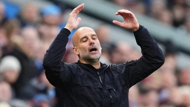 Pep Guardiola, hlavný tréner / manažér Manchestru City s Marcom Guehim 