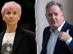 Piers Morgan kritizuje Megan Rapinoeovú za mlčanie o iránskom ženskom futbale Piers Morgan kritizuje Megan Rapinoeovú za mlčanie o iránskom ženskom futbale