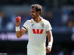 Pink ball Tests už nebude súčasťou budúcej série Ashes po rokovaniach medzi Anglickom a Austráliou Testy ružovej gule nebudú súčasťou budúcej série Ashes po rozhovoroch medzi Anglickom a Austráliou o recipročnom usporiadaní turné (na obrázku: Mitchell Starc)