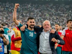 Playoff majstrovstiev sveta vo vojne v Iráne uvrhlo do pochybností, keď národ zverejnil znepokojujúce vyhlásenie Irak oslavoval, keď sa v novembri kvalifikoval do play-off