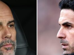 Porovnanie zápasov o titul Arsenal vs Man City a kde sa súperi mohli pošmyknúť Mikel Arteta a Pep Guardiola