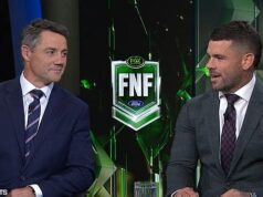 Pozrite sa, prečo si legenda odtrhla jednu z najväčších hviezd NRL len za to, že sa objavila v televíznej šou Adam Reynolds sa objavil v spravodajstve Fox Sports NRL v piatok v Sydney, len jeden deň po porážke Broncos nad Parramattou v Brisbane.